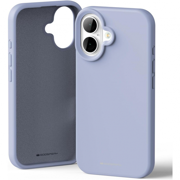 Goospery Apple iPhone 16 Liquid Klf-Lavender Gray