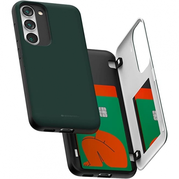 Goospery Magnetic Door Bumper Galaxy S23 Klf -Green