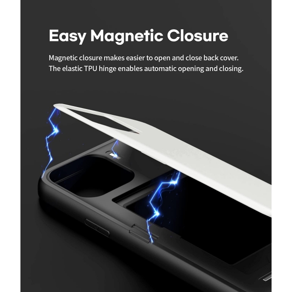 Goospery Magnetic Door Bumper iPhone 13 Pro Max Klf -White