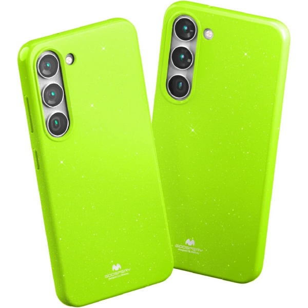 Goospery Pearl Jelly Serisi Silikon Samsung Galaxy S23 Klf-Lime