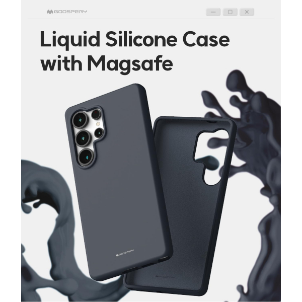 Goospery Samsung Galaxy S25 Ultra Liquid Klf -Navy