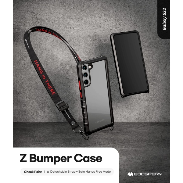 Goospery Z Bumper Serisi Samsung Galaxy S22 Klf