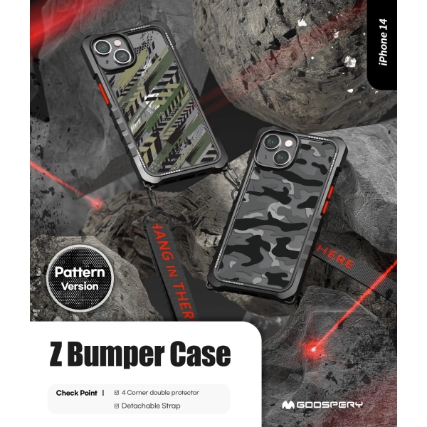 Goospery Z Bumper iPhone 14 Plus Klf-Paint