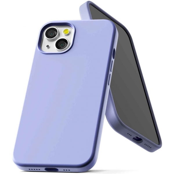 Goospery iPhone 13 Mini Liquid Silicone Klf-Lavender Gray