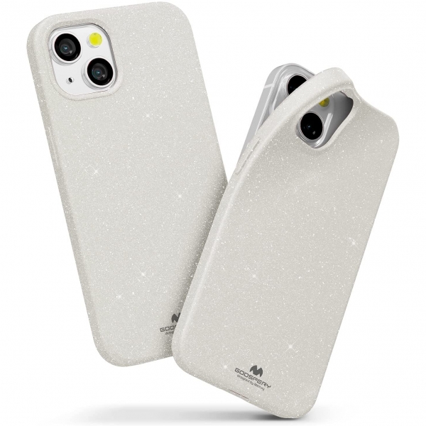 Goospery iPhone 13 Mini Pearl Jelly Klf-White