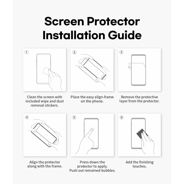 Goospery iPhone 13 Pro 2+2 Paket Ekran ve Kamera Lens Koruyucu