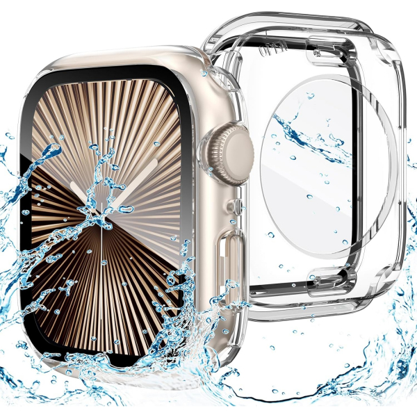 Goton Apple Watch 10 46mm Bumper Su Geirmez Klf-Clear 
