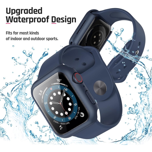 Goton Apple Watch 9 41mm Bumper Klf-Blue