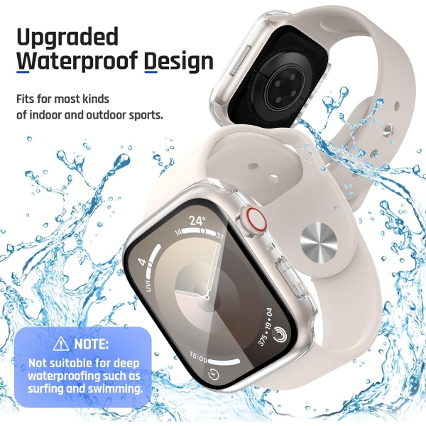 Goton Apple Watch 9 41mm Bumper Klf-Clear