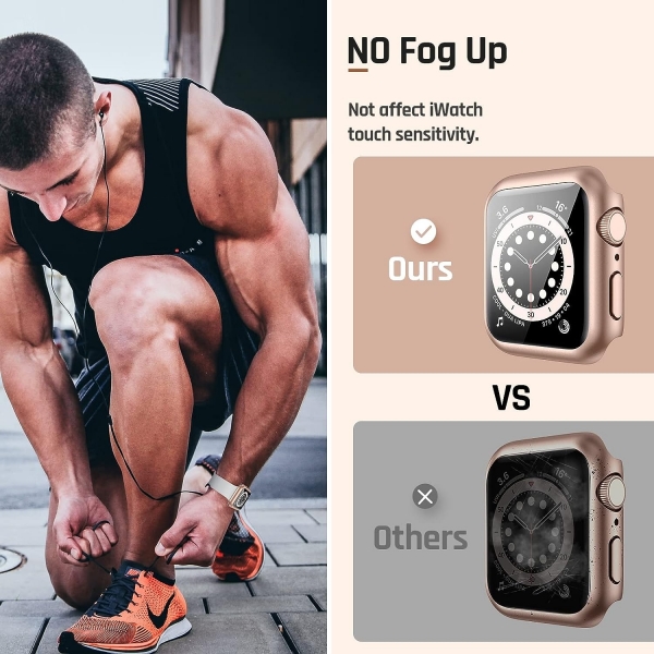 Goton Apple Watch 9 41mm Bumper Klf-Rose Gold