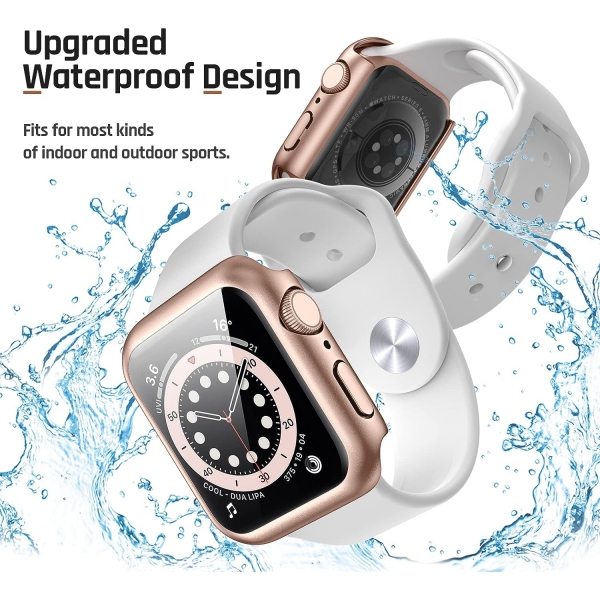 Goton Apple Watch 9 Ekran Koruyucu (41mm) -Rose Gold