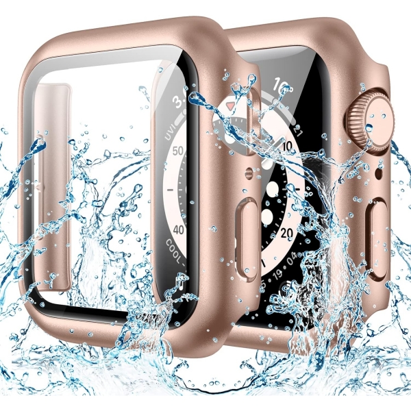 Goton Apple Watch 9 41mm Bumper Klf-Rose Gold