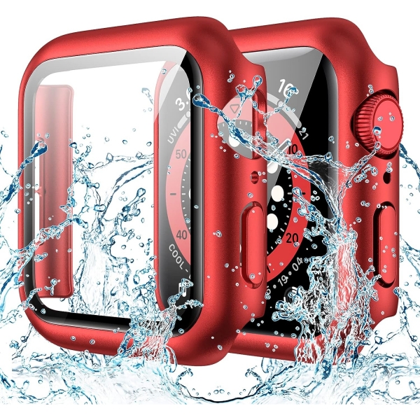 Goton Apple Watch 9 41mm Bumper Klf-Red