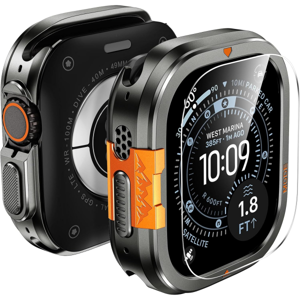 LETOID Apple Watch Ultra 3 Bumper Klf-Graphite