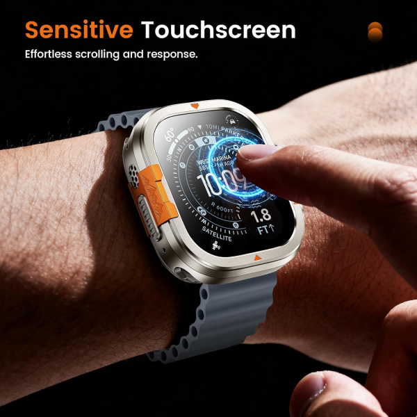 LETOID Apple Watch Ultra 3 Bumper Klf-Titanium