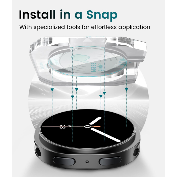 Goton Galaxy Watch 8 44mm Ekran Koruyucu-Black