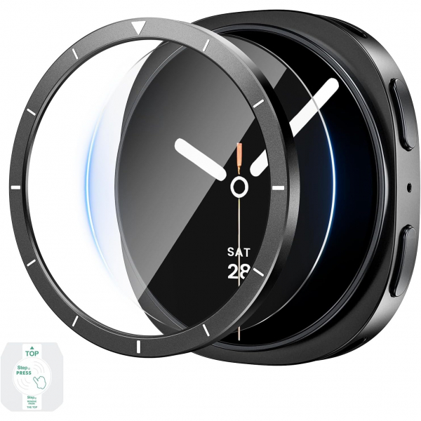 Goton Galaxy Watch 8 44mm Ekran Koruyucu-Black