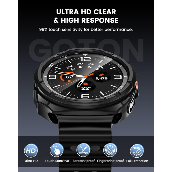 Goton Galaxy Watch 8 Classic 46mm Bumper Klf-Black