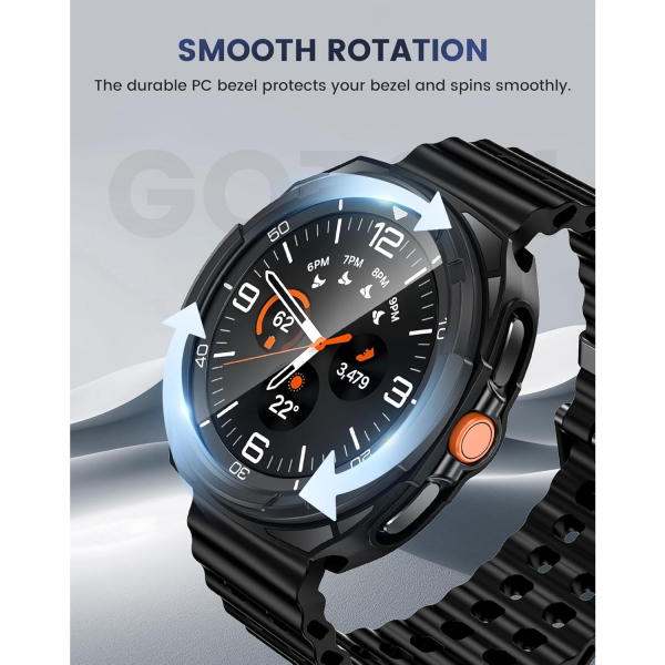 Goton Galaxy Watch 8 Classic 46mm Bumper Klf-Black