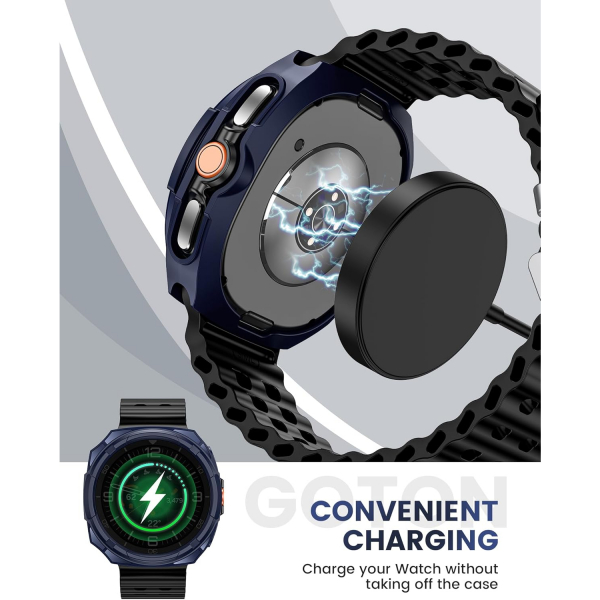 Goton Galaxy Watch 8 Classic 46mm Bumper Klf-Blue