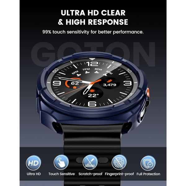 Goton Galaxy Watch 8 Classic 46mm Bumper Klf-Blue