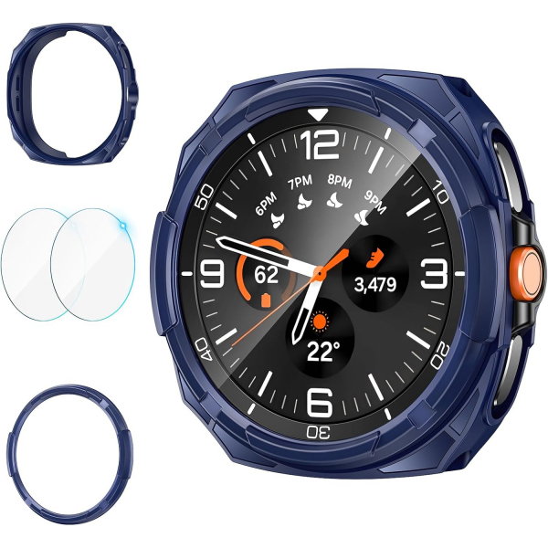 Goton Galaxy Watch 8 Classic 46mm Bumper Klf-Blue