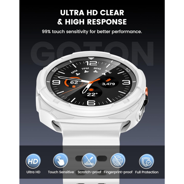 Goton Galaxy Watch 8 Classic 46mm Bumper Klf-White