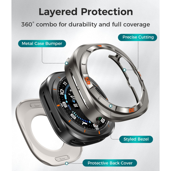 Goton Galaxy Watch Ultra 47mm Kay-Titanium Silver