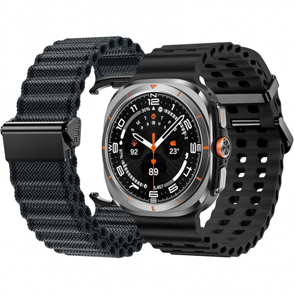 Goton Galaxy Watch Ultra 47mm Silikon Kay-Gray Black 