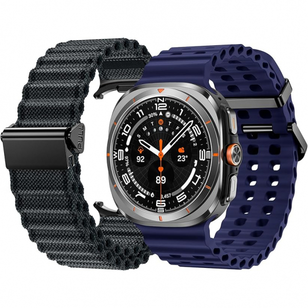 Goton Galaxy Watch Ultra 47mm Silikon Kay-Gray Navy Blue