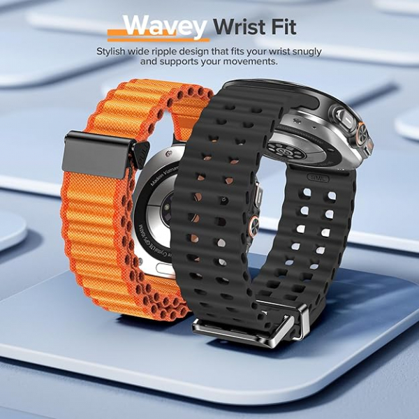 Goton Galaxy Watch Ultra 47mm Silikon Kay-Orange Black 