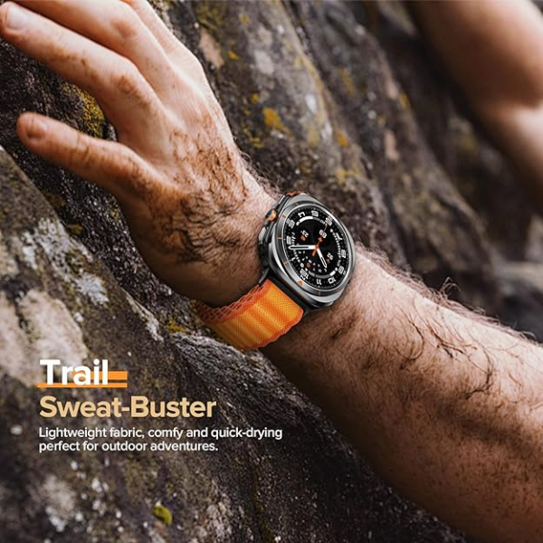 Goton Galaxy Watch Ultra 47mm Silikon Kay-Orange Black 