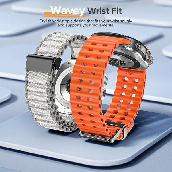 Goton Galaxy Watch Ultra 47mm Silikon Kay-White Orange