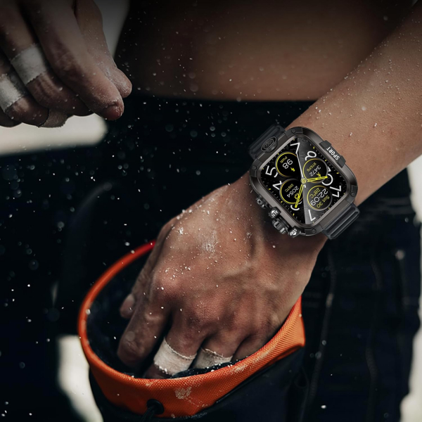 Goton Galaxy Watch 9 45mm Su Geirmez Bumper Klf-Black
