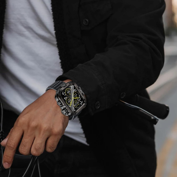 Goton Galaxy Watch 9 45mm Su Geirmez Bumper Klf-Black
