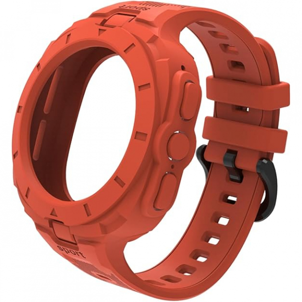NINKI Galaxy Watch Ultra 47mm Silikon Kay-Red