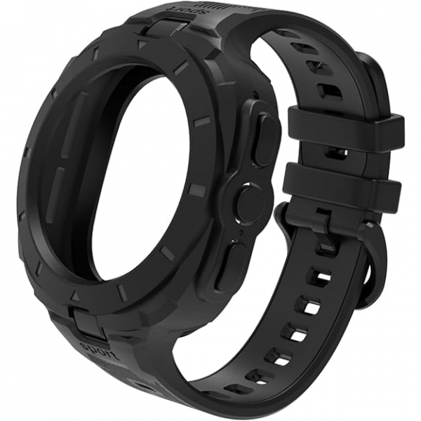 NINKI Galaxy Watch Ultra 47mm Silikon Kay-Black