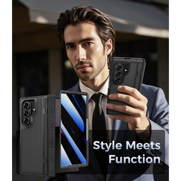 Goton Galaxy Z Fold 7 Tam Korumal Klf-Black 