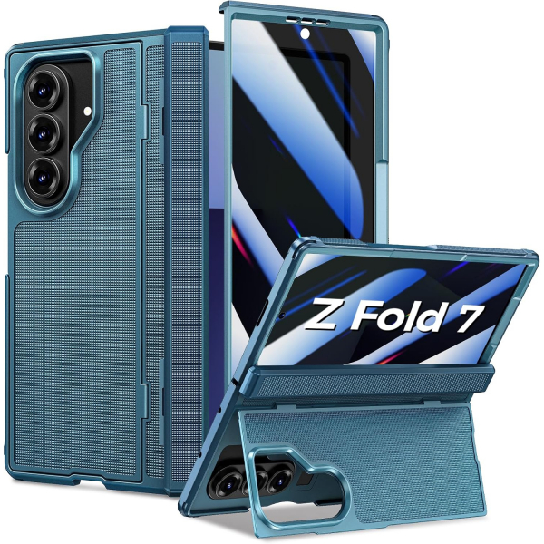 Goton Galaxy Z Fold 7 Tam Korumal Klf-Blue
