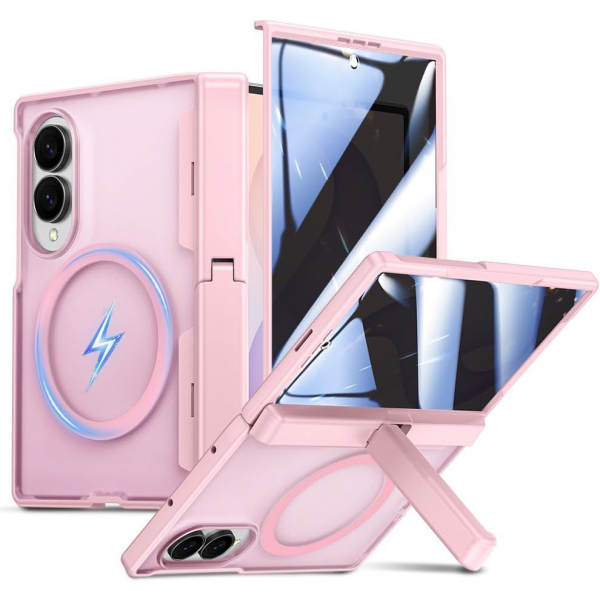 Goton Galaxy Z Fold 8 MagSafe Standl� K�l�f-Pink