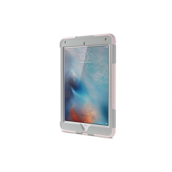 Griffin Apple iPad Pro 9.7 in� Survivor Slim K�l�f (MIL-STD-810G)-Light Pink Light Grey