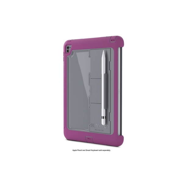 Griffin Apple iPad Pro 9.7 in� Survivor Slim K�l�f (MIL-STD-810G)-Sangria Grey