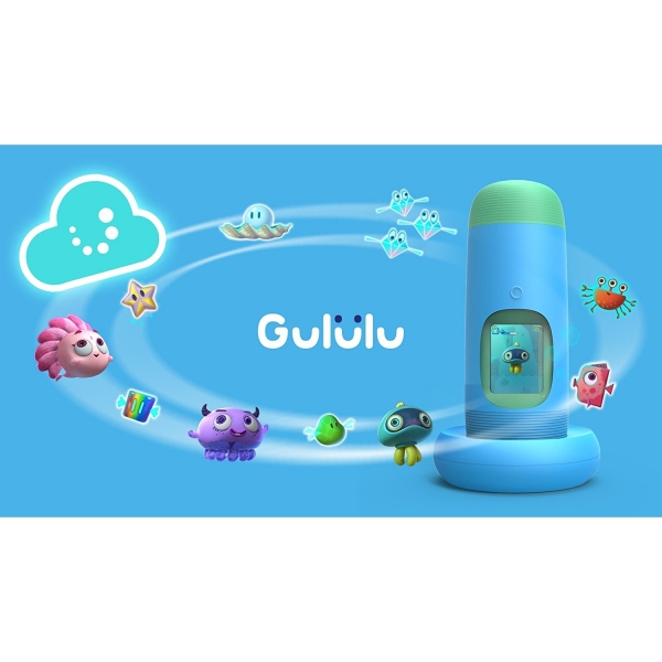 Gululu �ocuklar ��in �nteraktif Su �i�esi / Sa�l�k �zleyici-Bowhead Blue