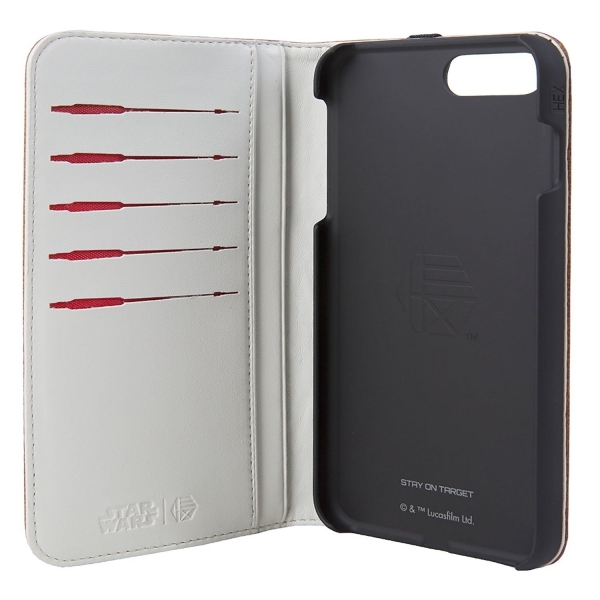HEX iPhone 8 Plus Star Wars Deri C�zdan K�l�f (S�n�rl� Say�da)-Storm Trooper