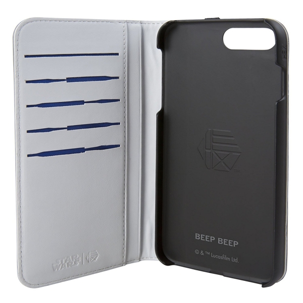 HEX iPhone 8 Plus Star Wars Deri C�zdan K�l�f (S�n�rl� Say�da)-R2D2