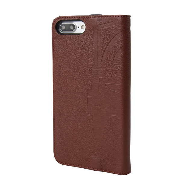 HEX iPhone 8 Plus Star Wars Deri C�zdan K�l�f (S�n�rl� Say�da)-Boba Fett