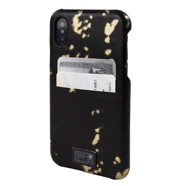 HEX iPhone X Kartlkl Klf-Black Gold