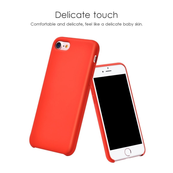 HOCO iPhone 7 Manyetik Ultra Slim Klf-Red