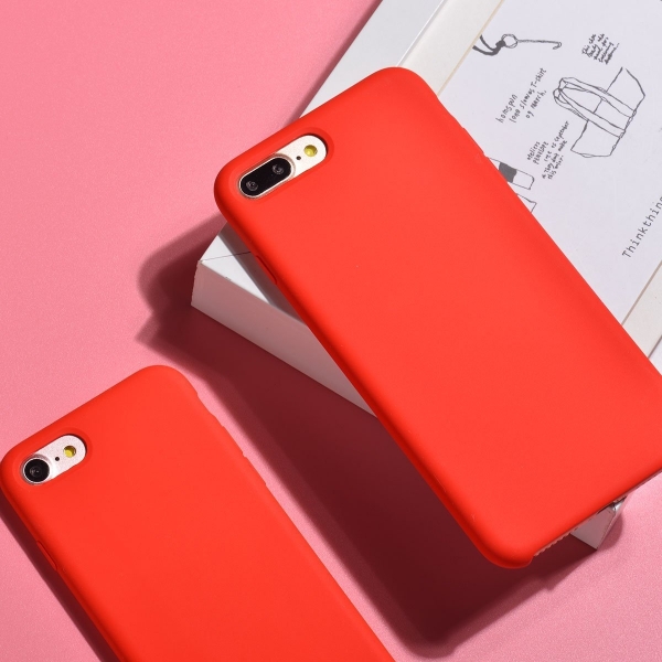 HOCO iPhone 7 Manyetik Ultra Slim K�l�f-Red