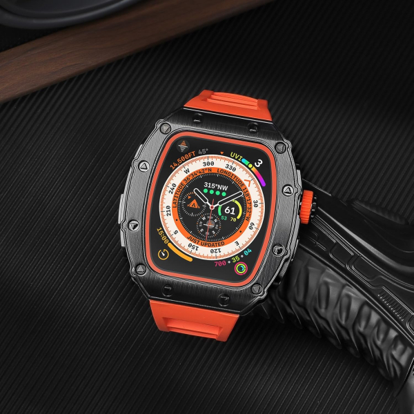 HUALIMEI Apple Watch Ultra 1/2.Nesil Kay-Orange